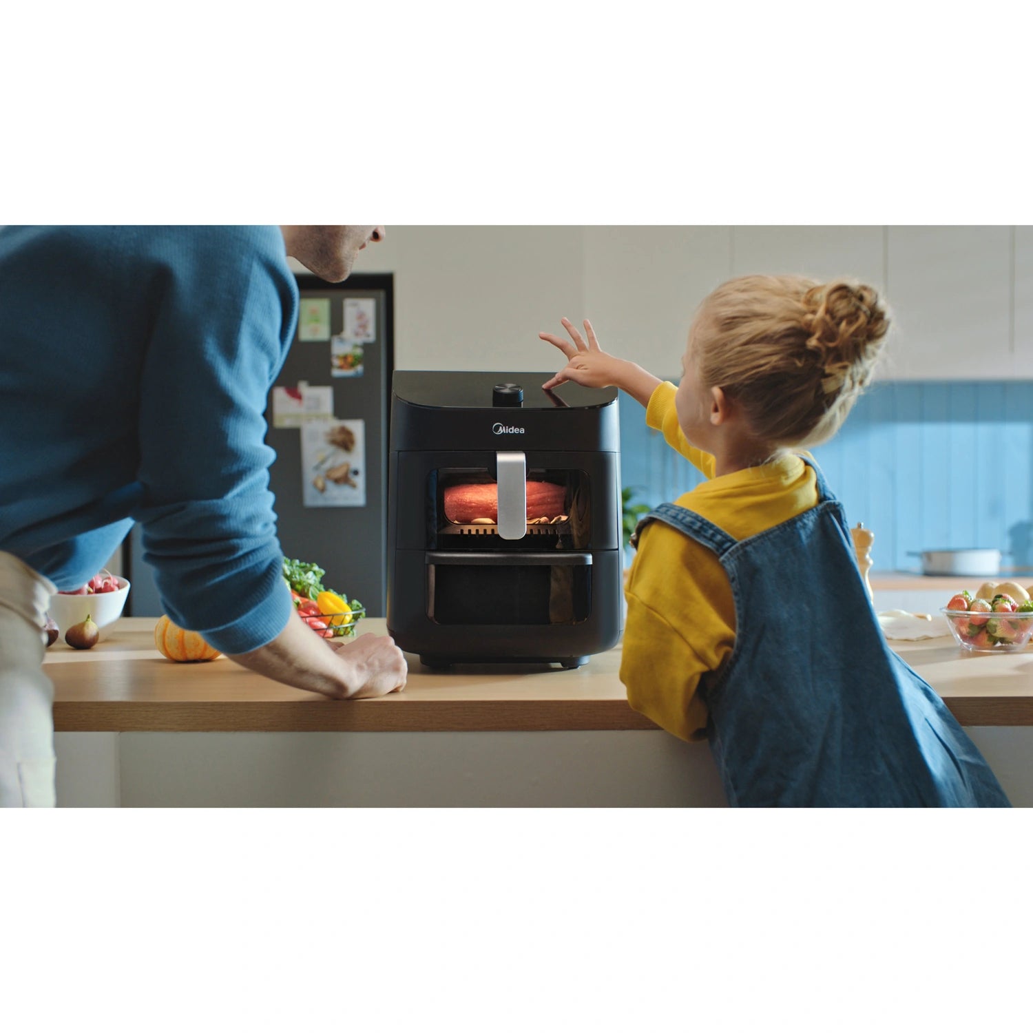 Airfryer 2 i 1 Kombination med Ugn 6,4 + 4,4 Liter