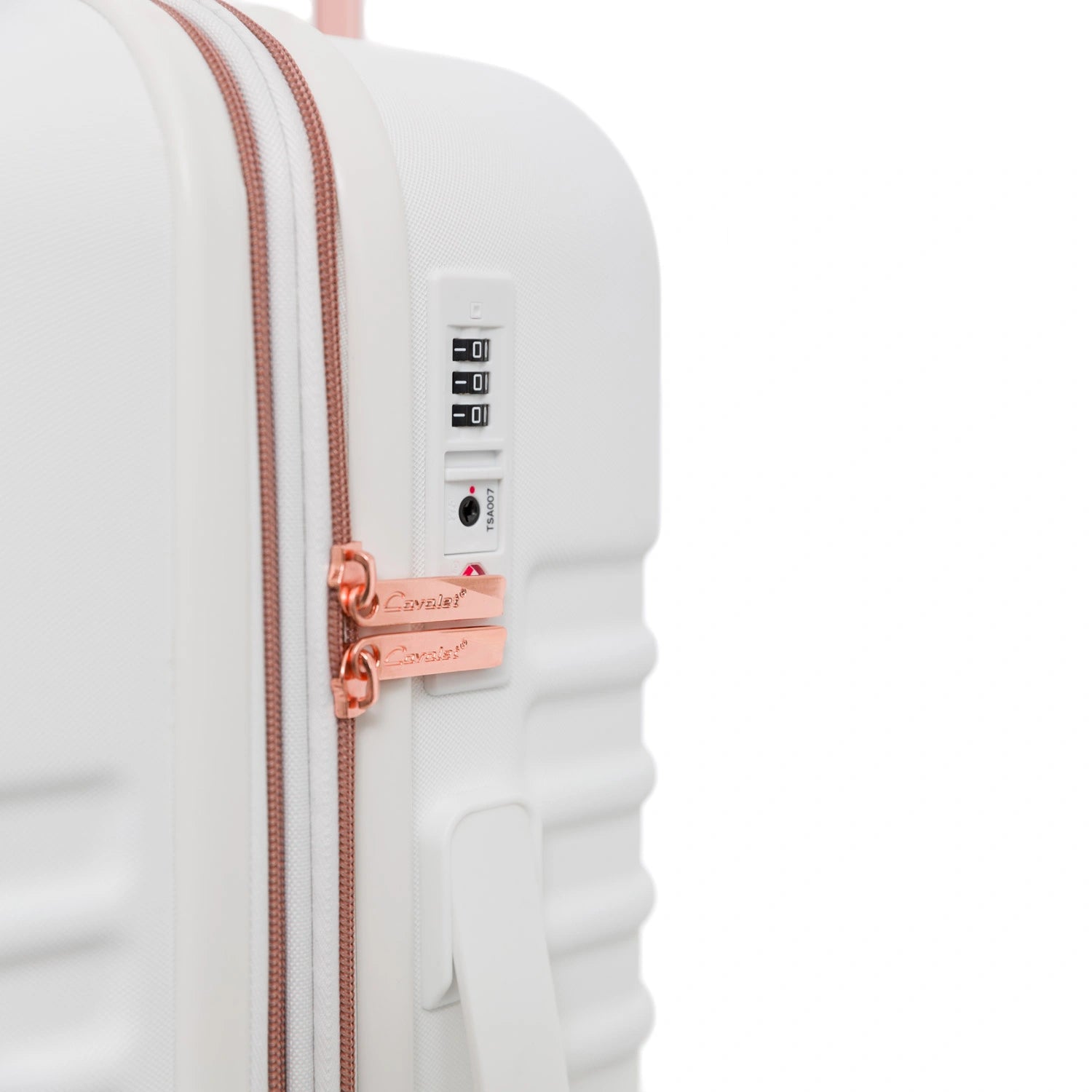 Resväska Pasadena Medium Vit/Rosé