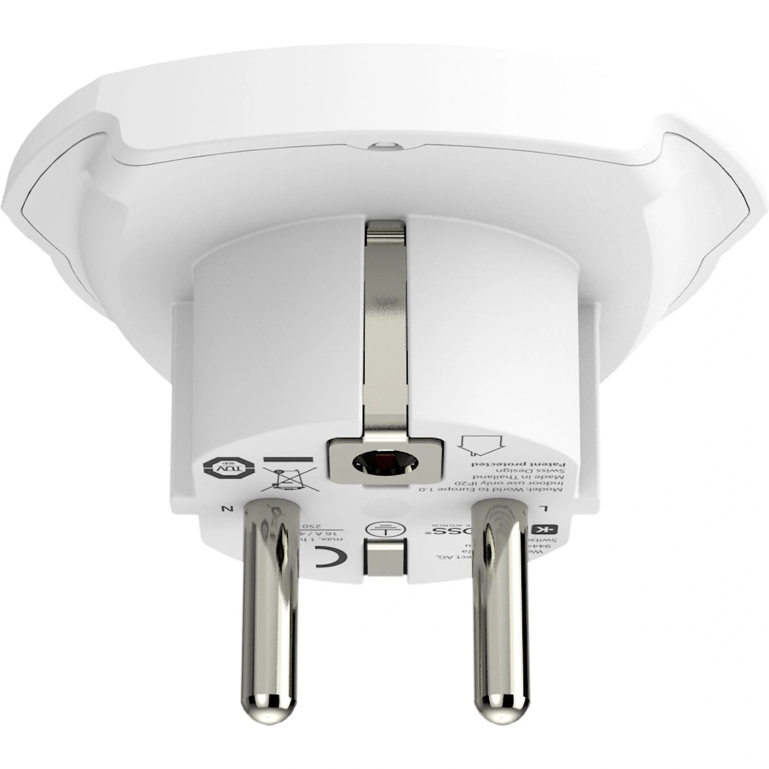 Reseadapter Världen till Europa Jordad