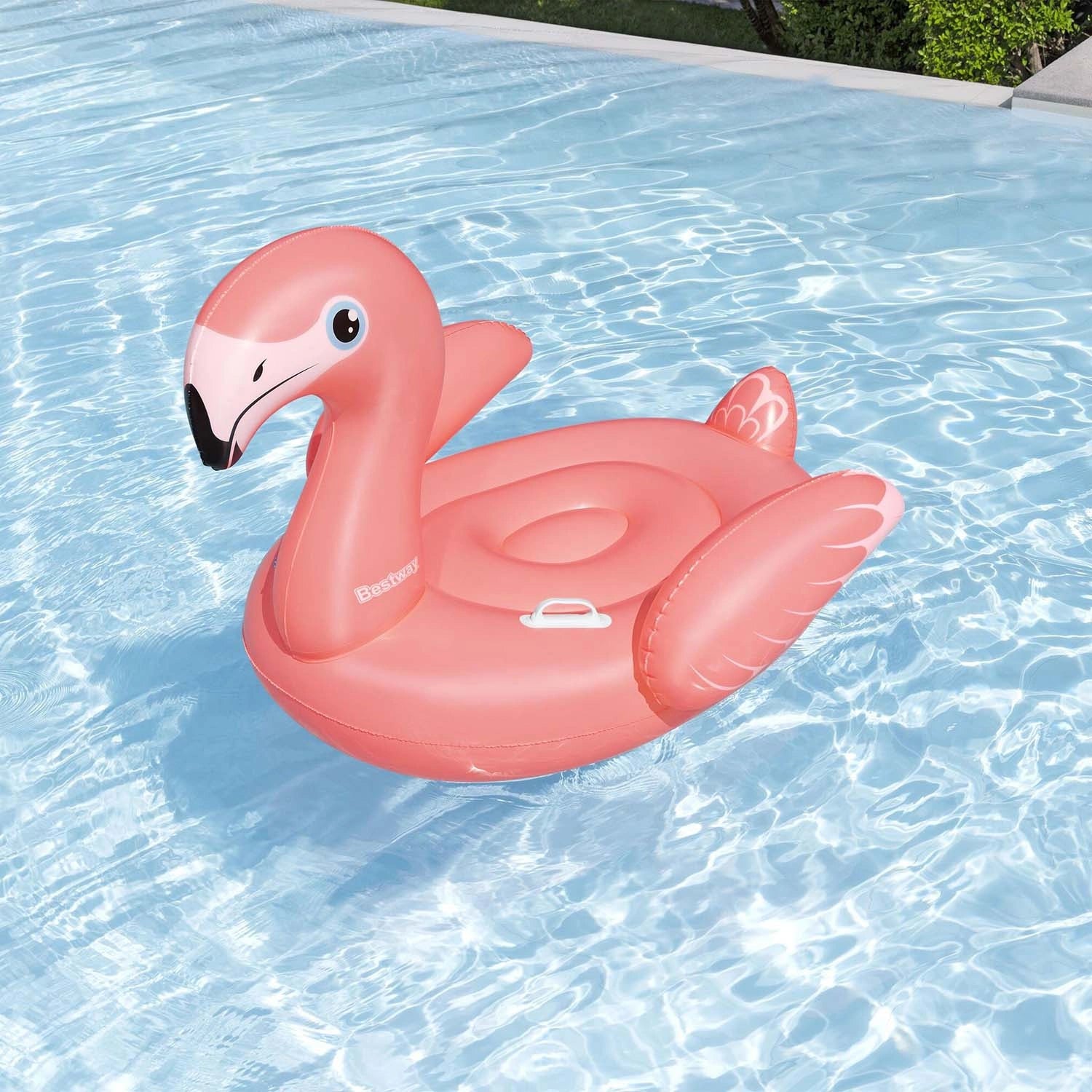 Badmadrass Fancy Flamingo 1,38 x 1,07 m