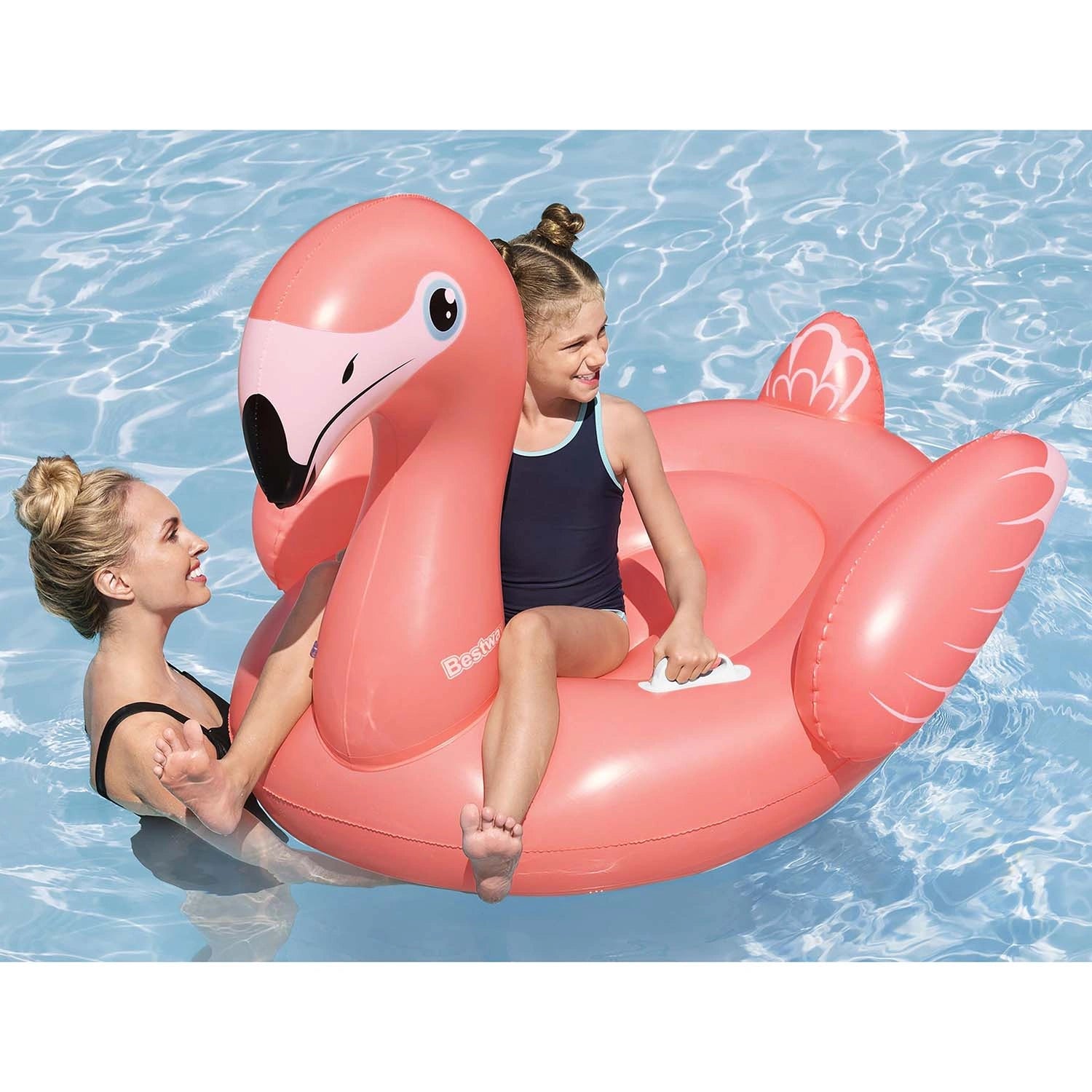 Badmadrass Fancy Flamingo 1,38 x 1,07 m