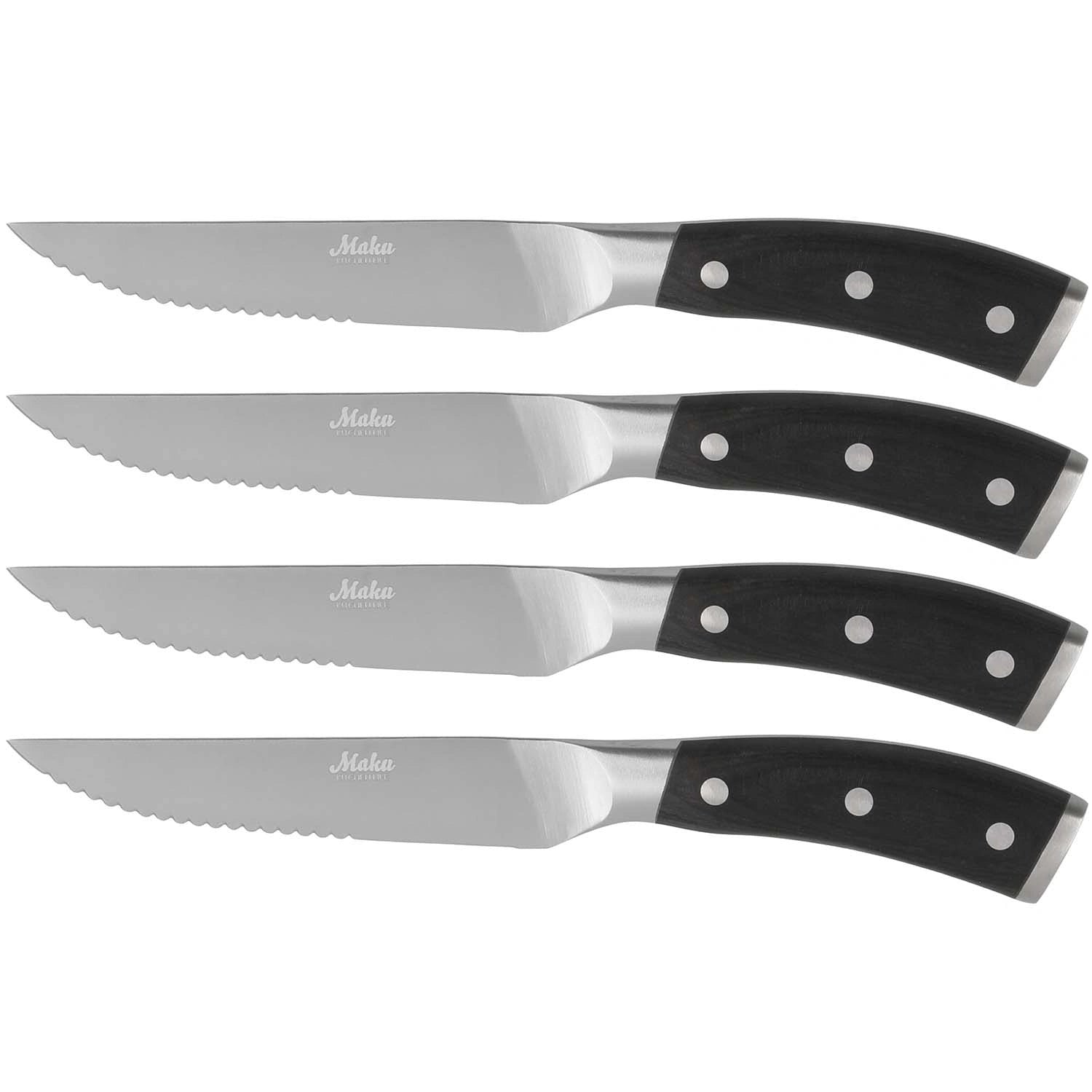kött/pizzaknivar Pakka wood 4 st.
