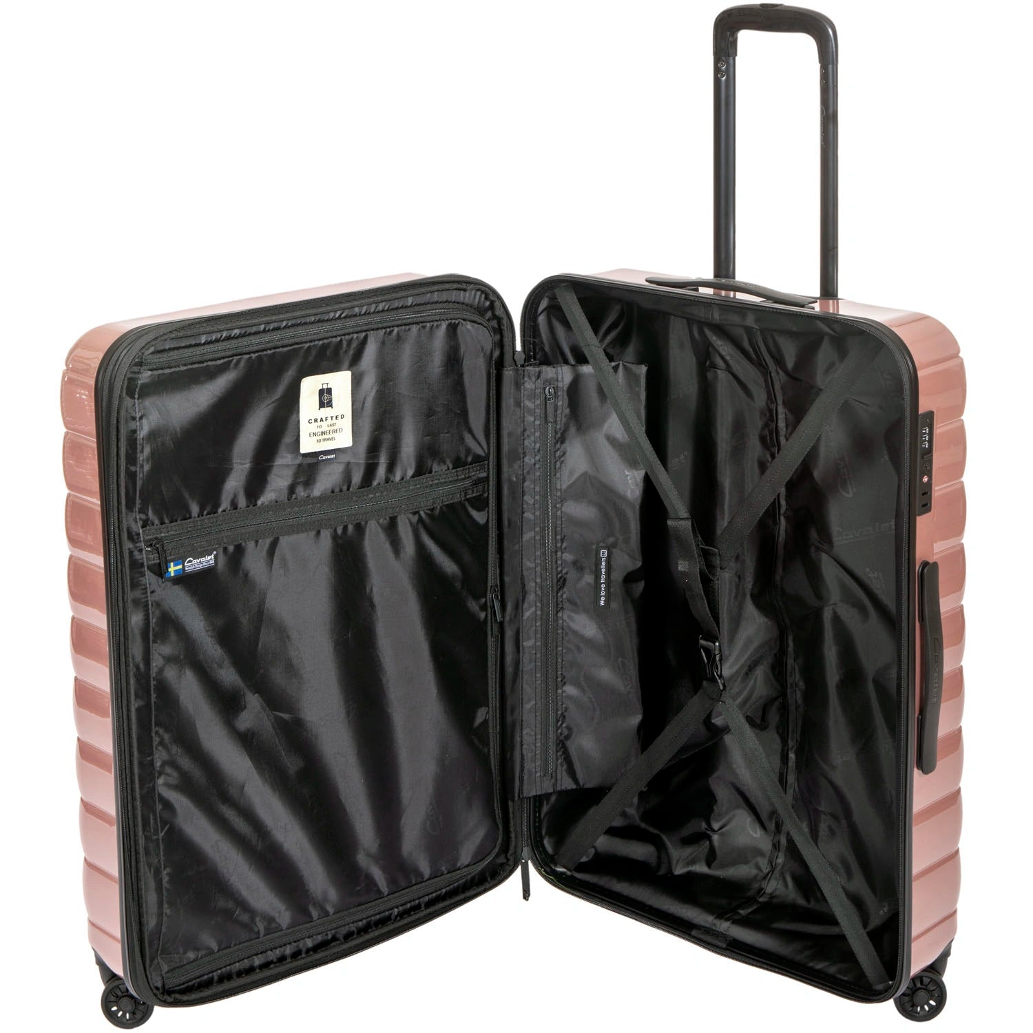 Resväskor 3-Pack Smygehuk Rosa
