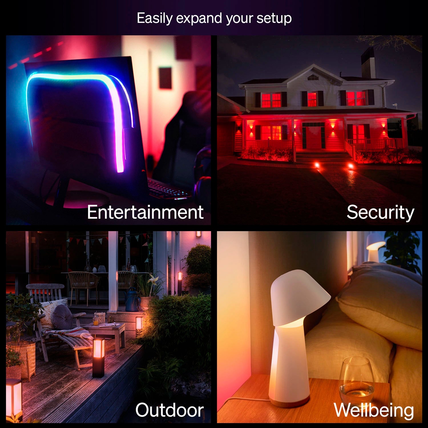 Essential White and color ambiance GU10 50W 345lm 3-pack
