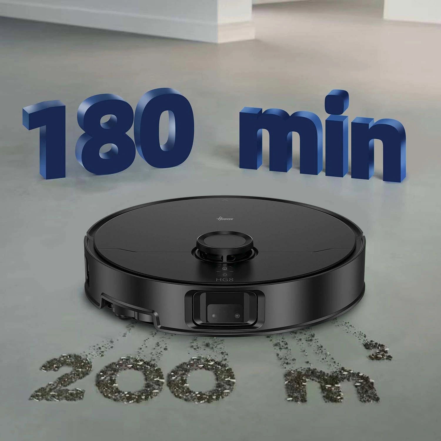 Robotdammsugare HG8 Våt & Torr, WiFi, Tömningsstation Vatten