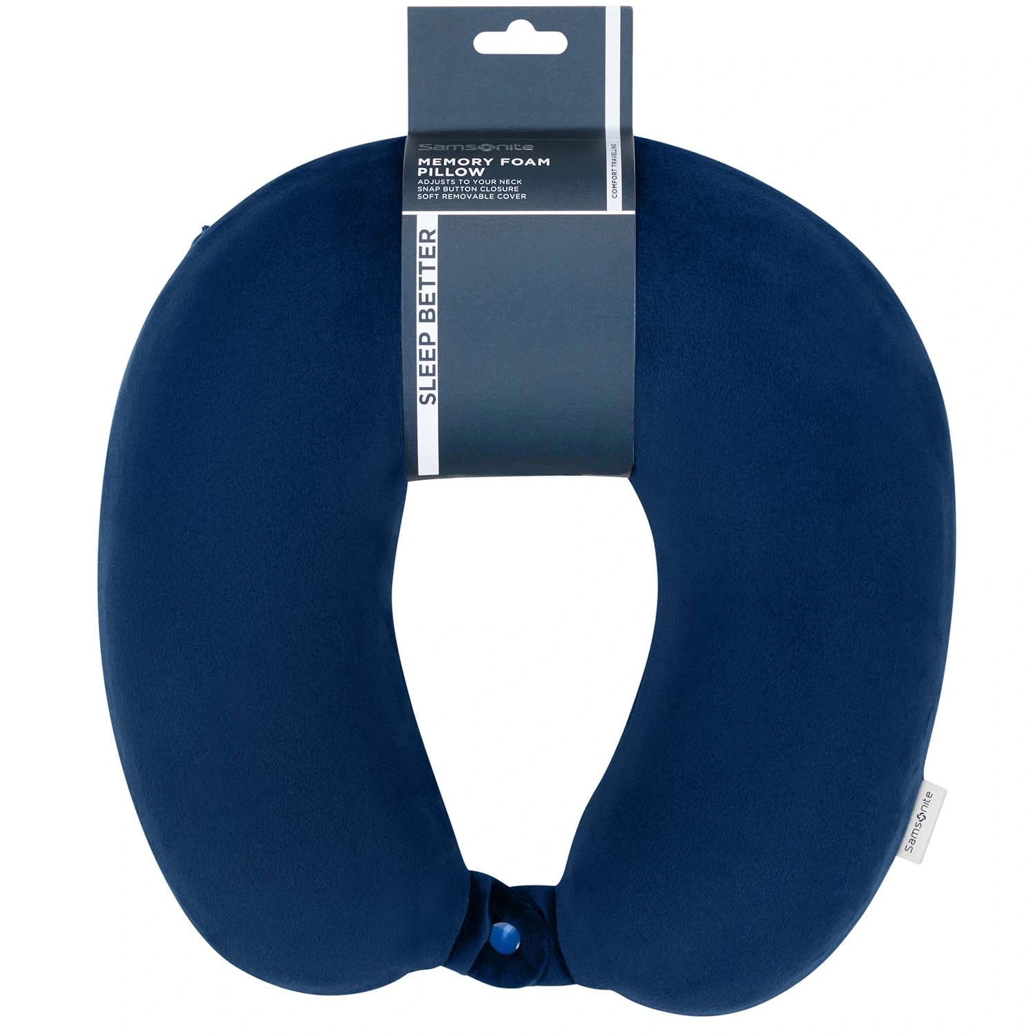 Nackkudde med Minnesskum Midnight Blue