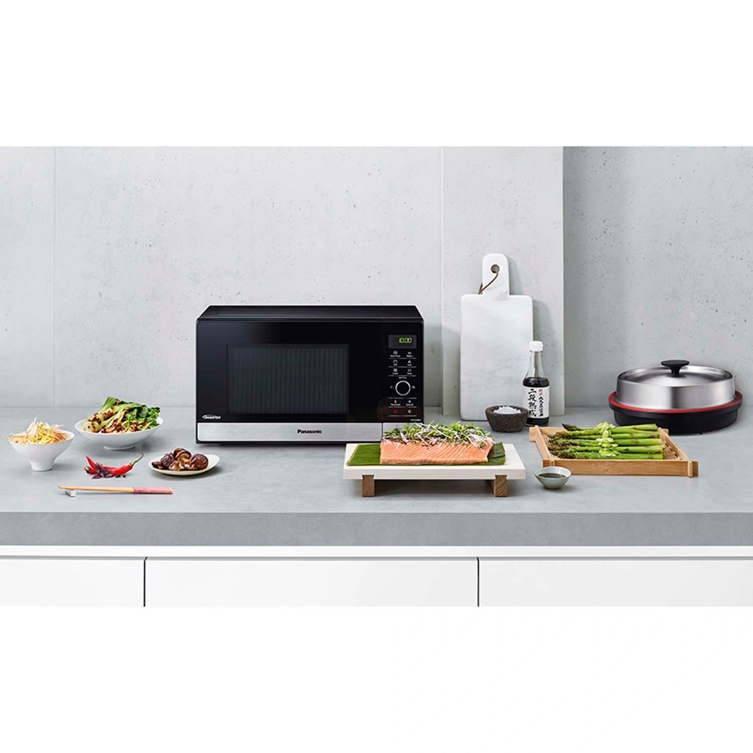 Mikrovågsugn 29L 1000W Rostfri NN-GD38QSEPG