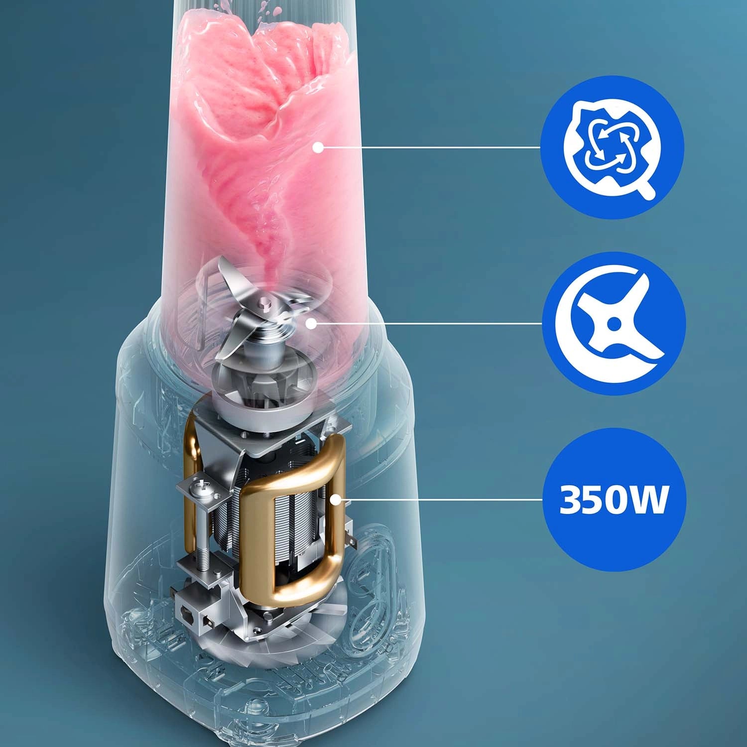Blender HR2670/00 Smothie 350W To go