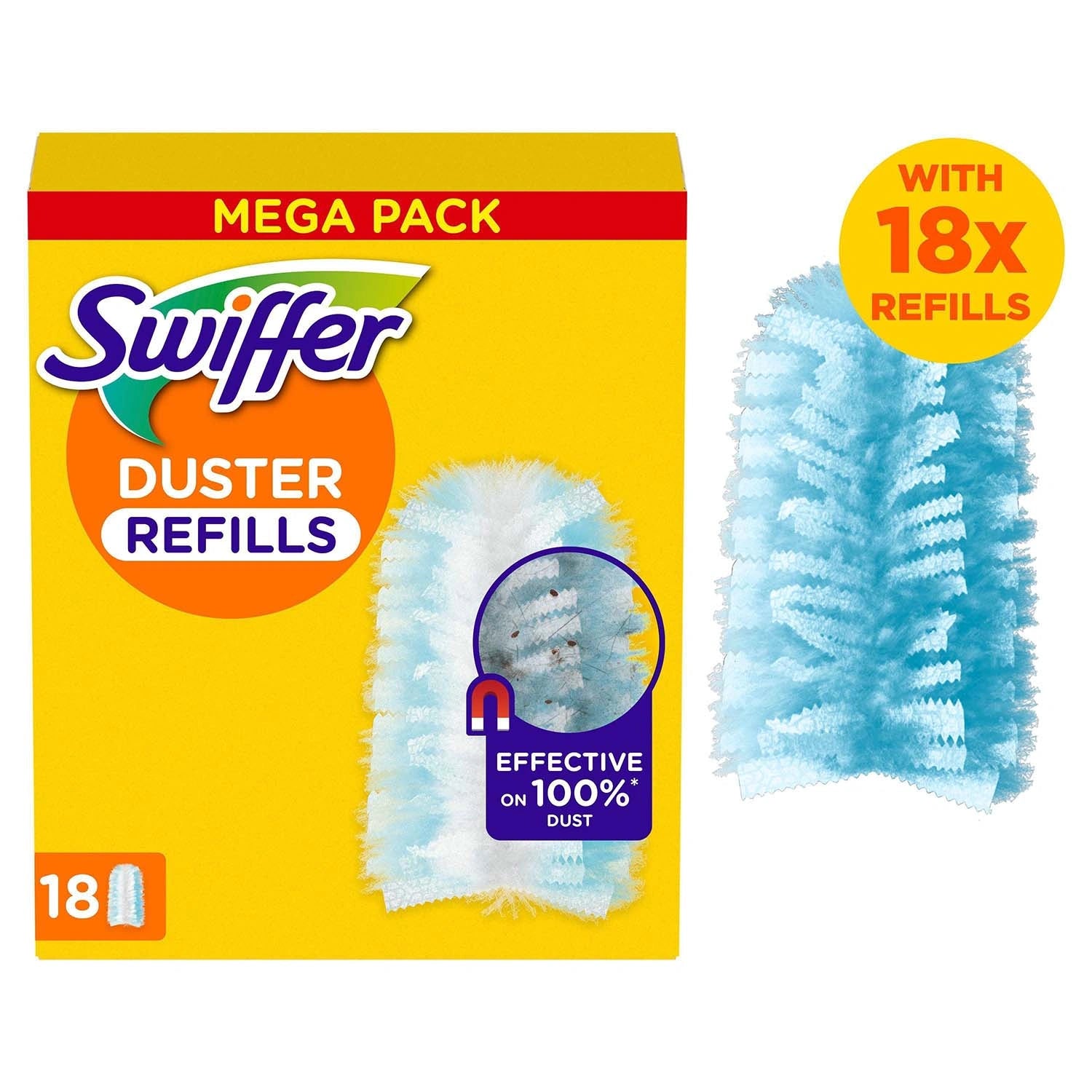 Dammvippa refiller 18st