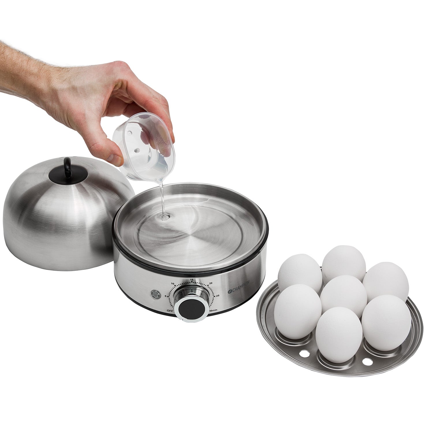 Äggkokare Timer 7 Ägg EB600 Rostfri