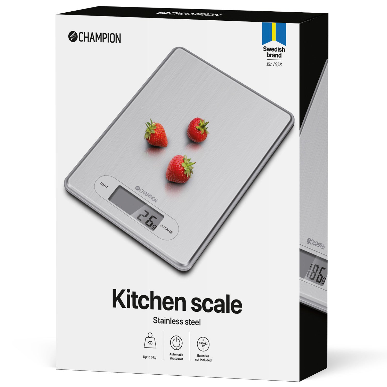 Köksvåg Rostfri 5kg KV210