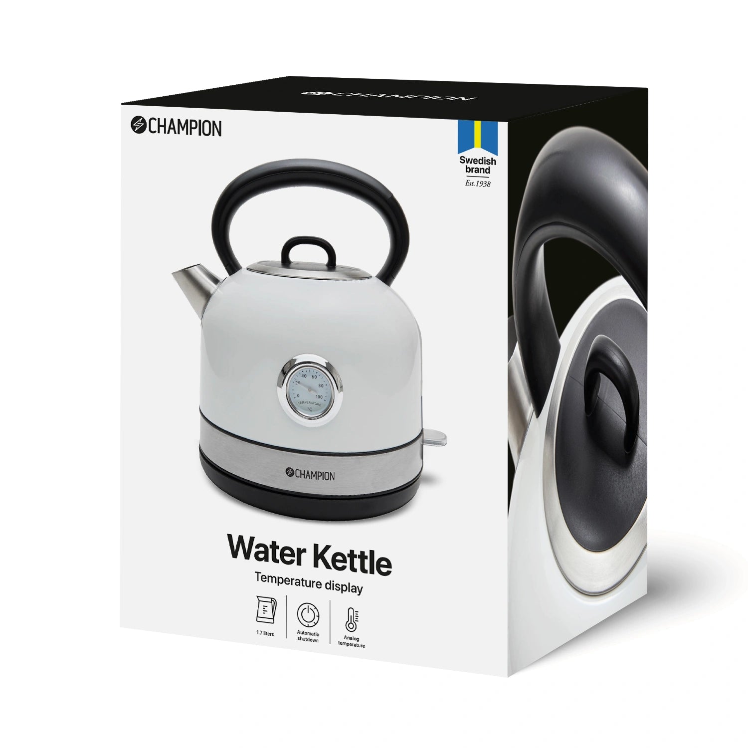 Vattenkokare Retro 1,7L VK402 Creme white