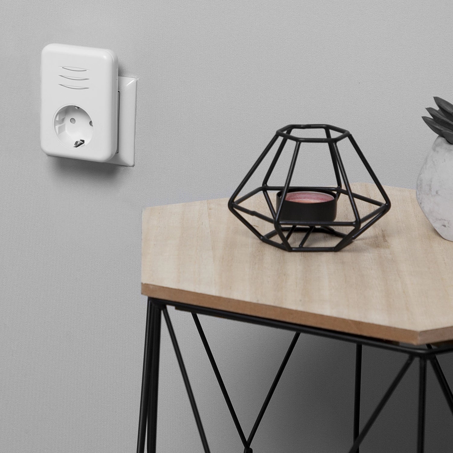 Trådlös dörrklocka Plug-in B313 Vit