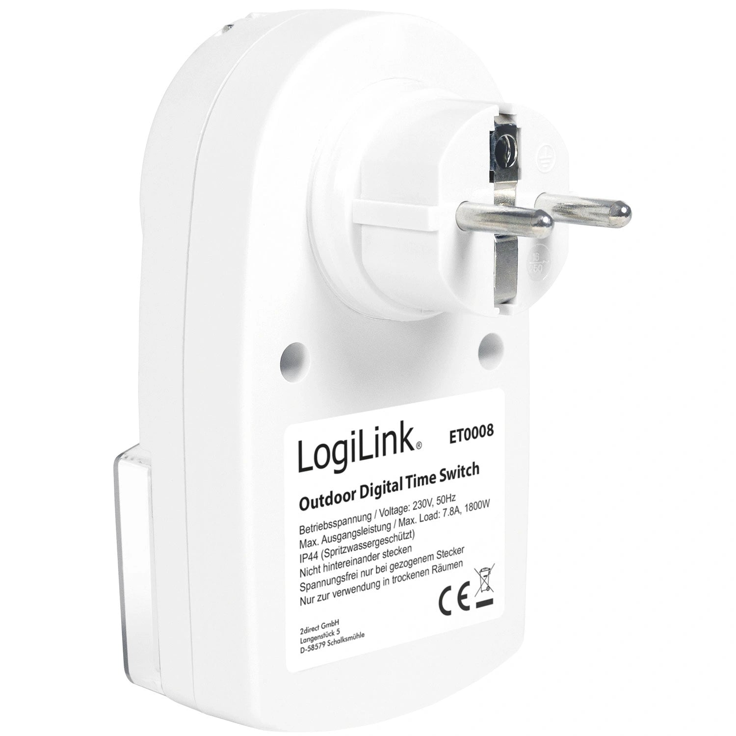 Utomhustimer Digital 1800W IP44