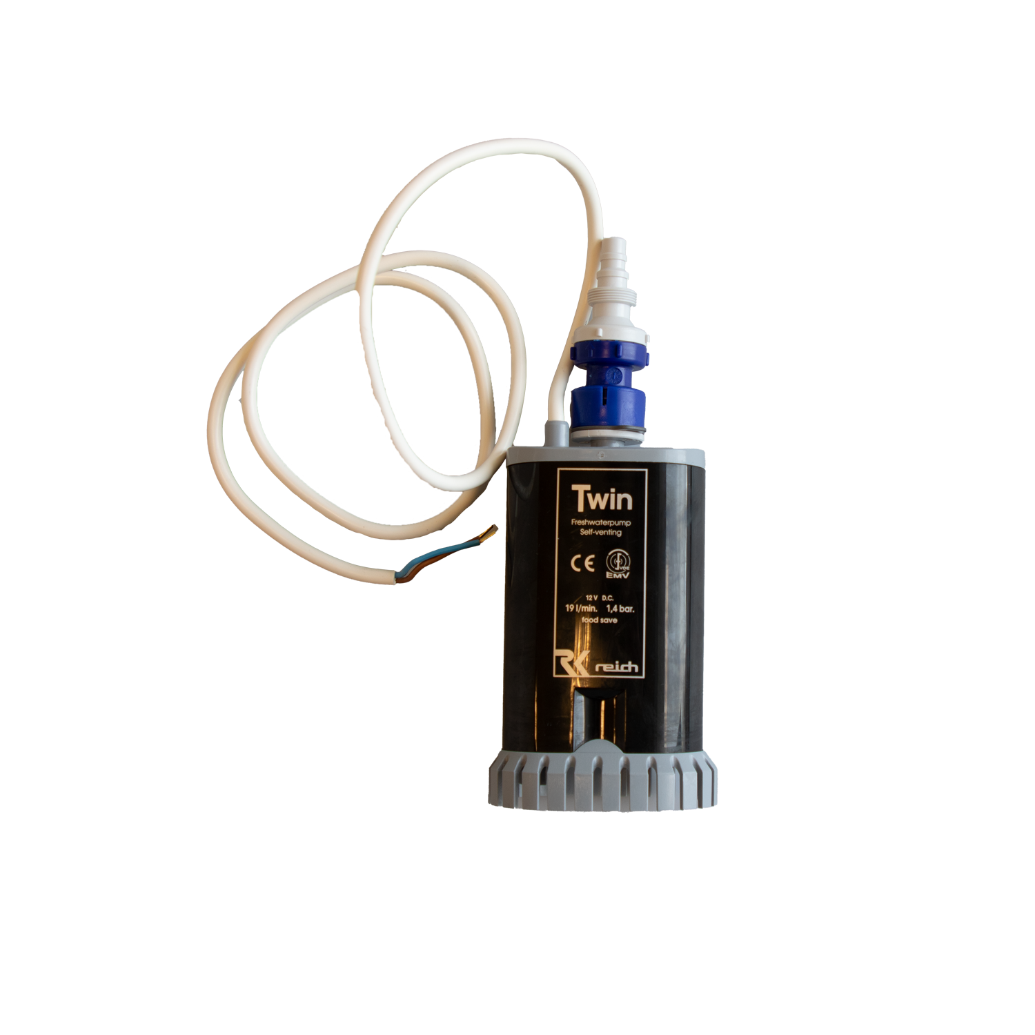 Dränkpump Twin, 55W. Med dubbla motorer. Med backventil.