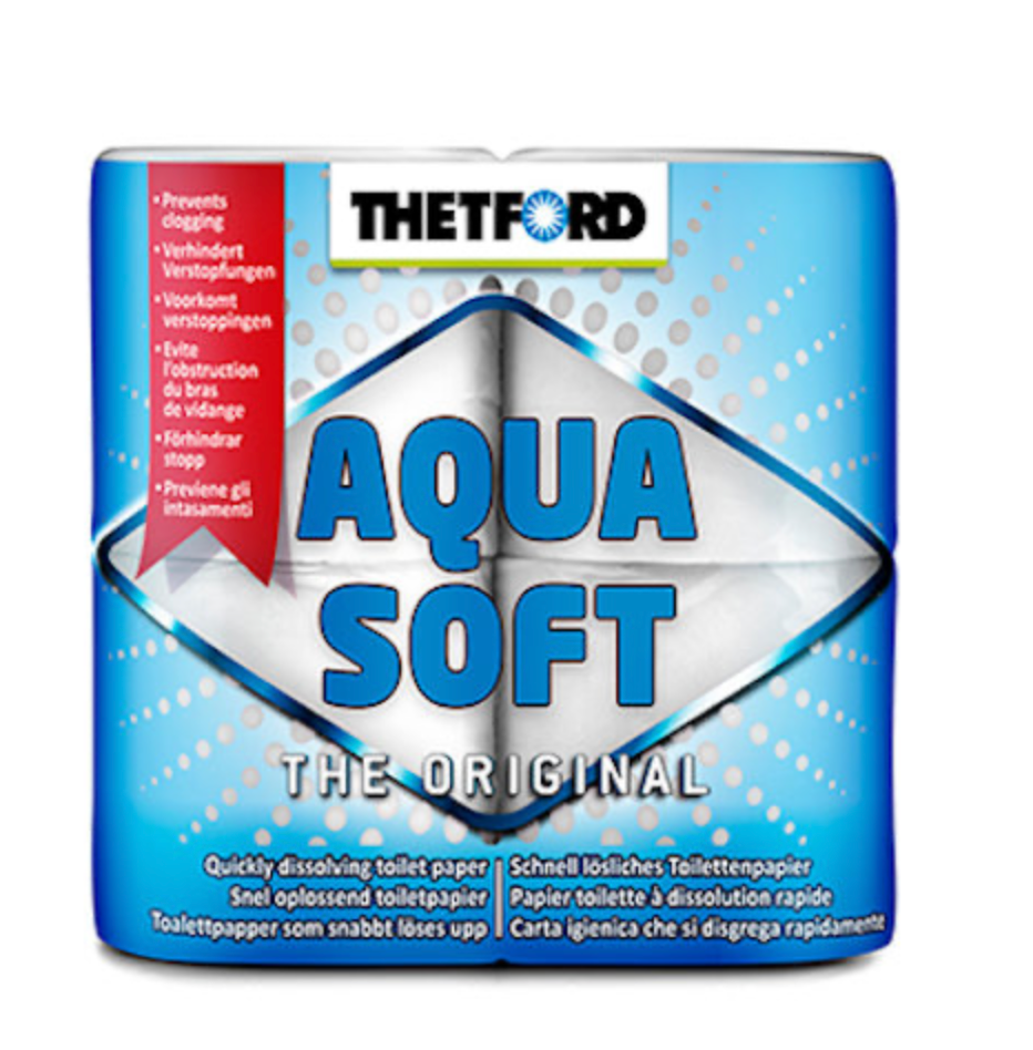 Aqua Soft Toalettpapper 4-pack