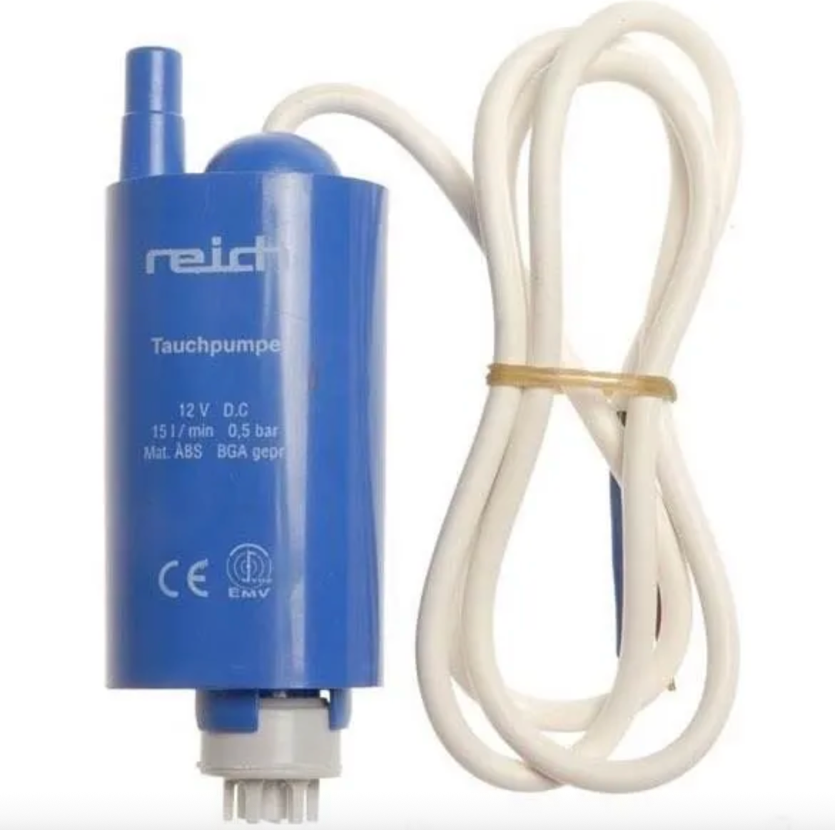 Reich dränkpump 10-20 W. 15 liter/min. Ø 48 mm