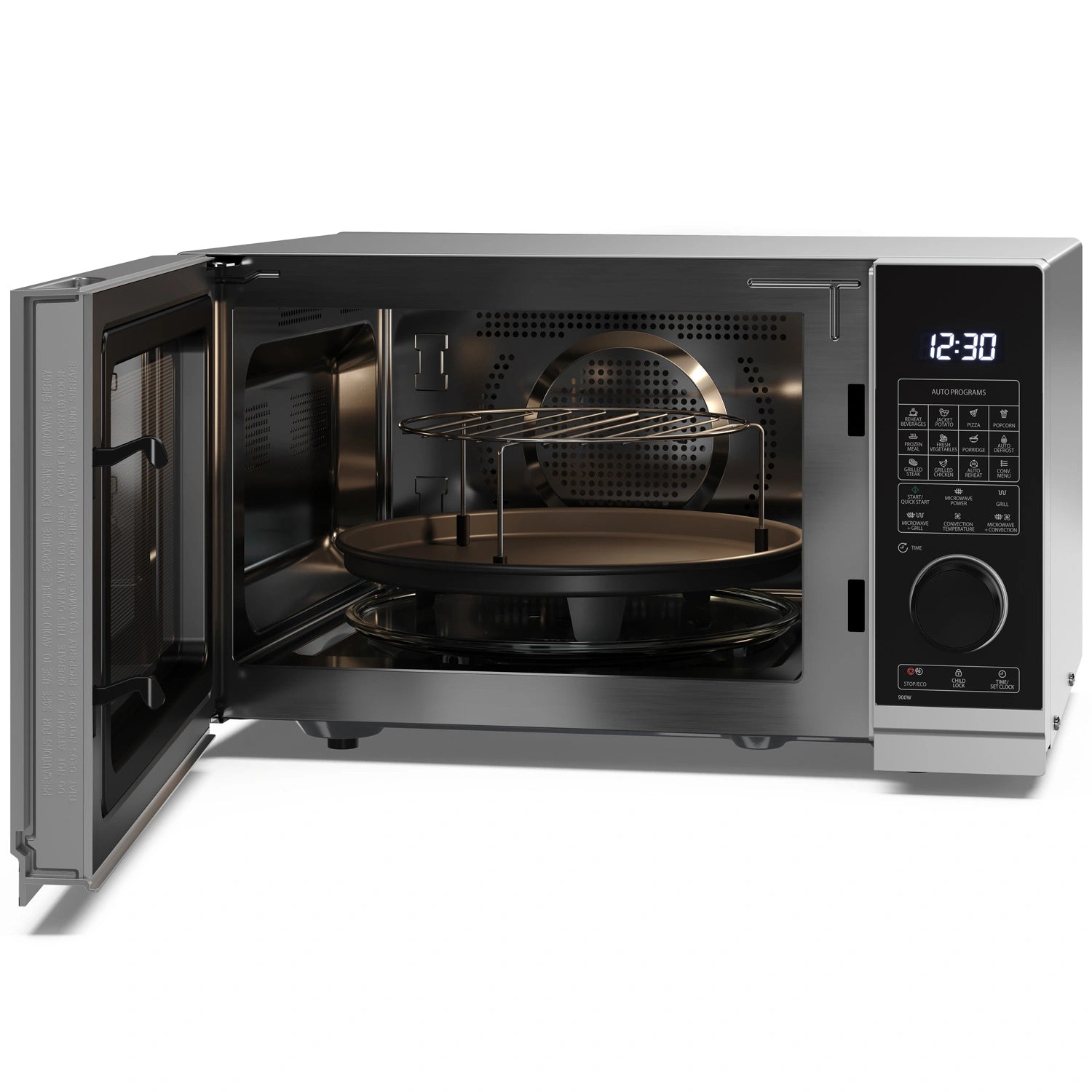 Mikrovågsugn 28l Digital panel 1050W Grill