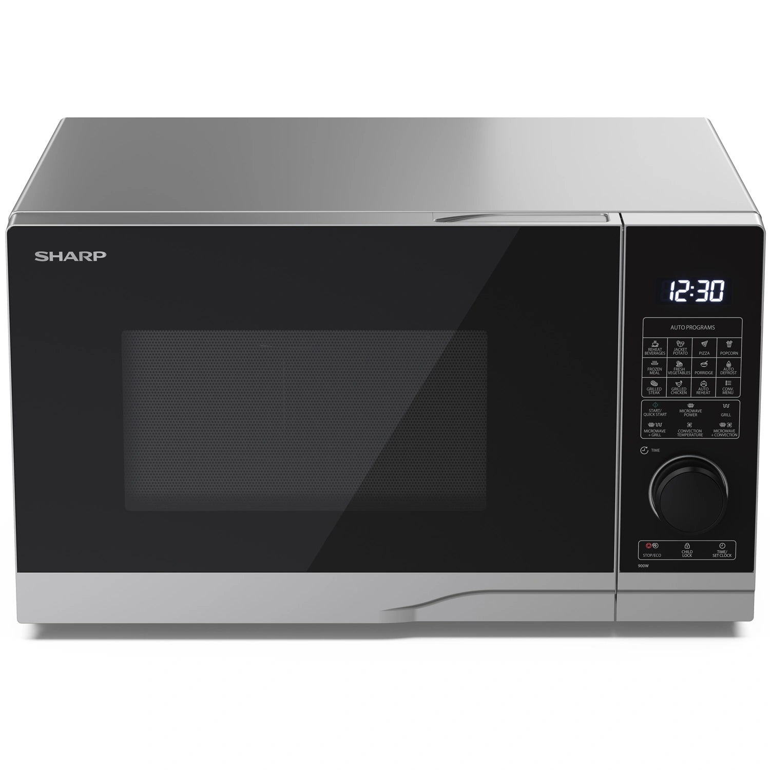 Mikrovågsugn 28l Digital panel 1050W Grill