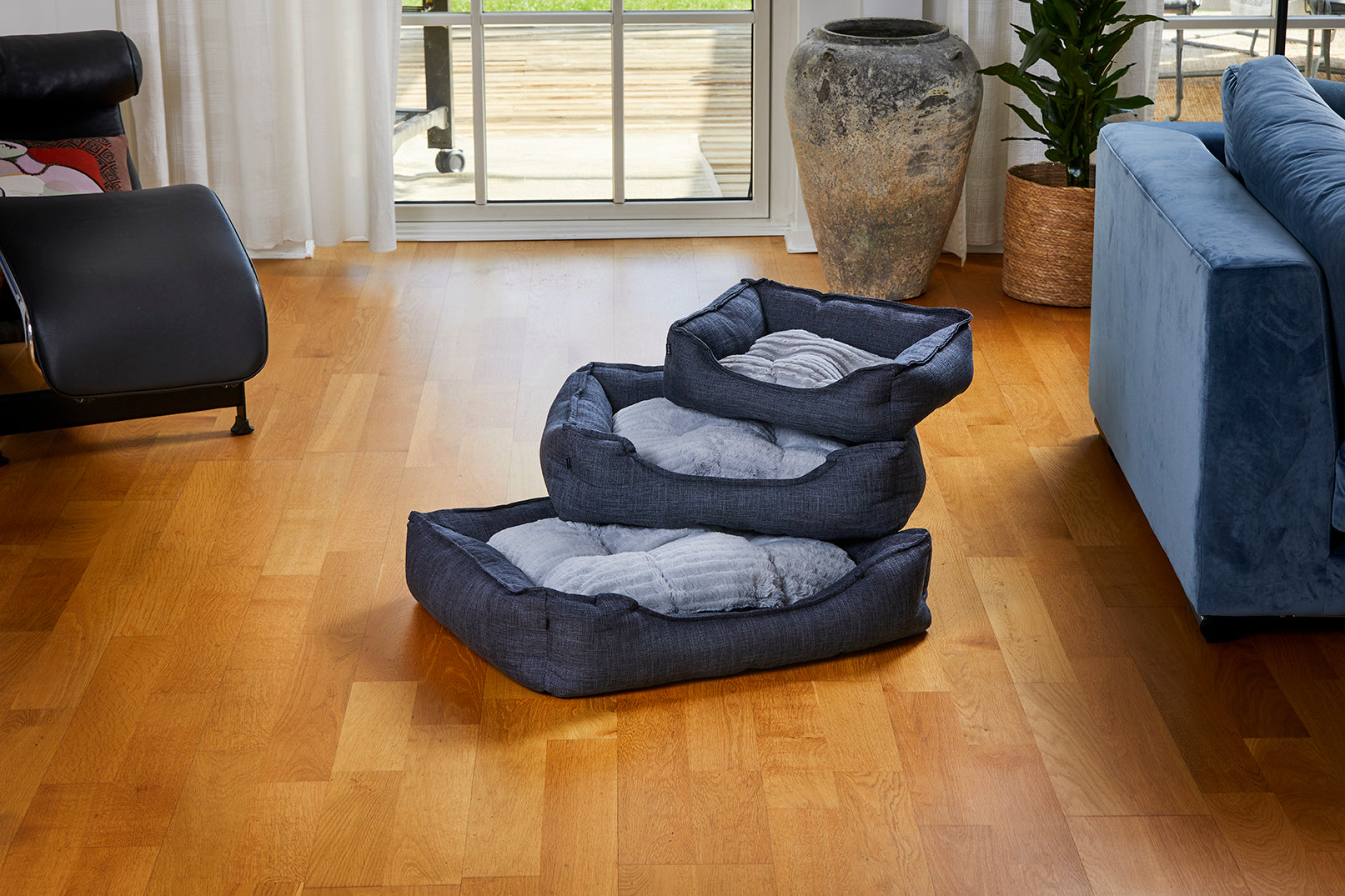 Classic Lord Hundbädd Grå L