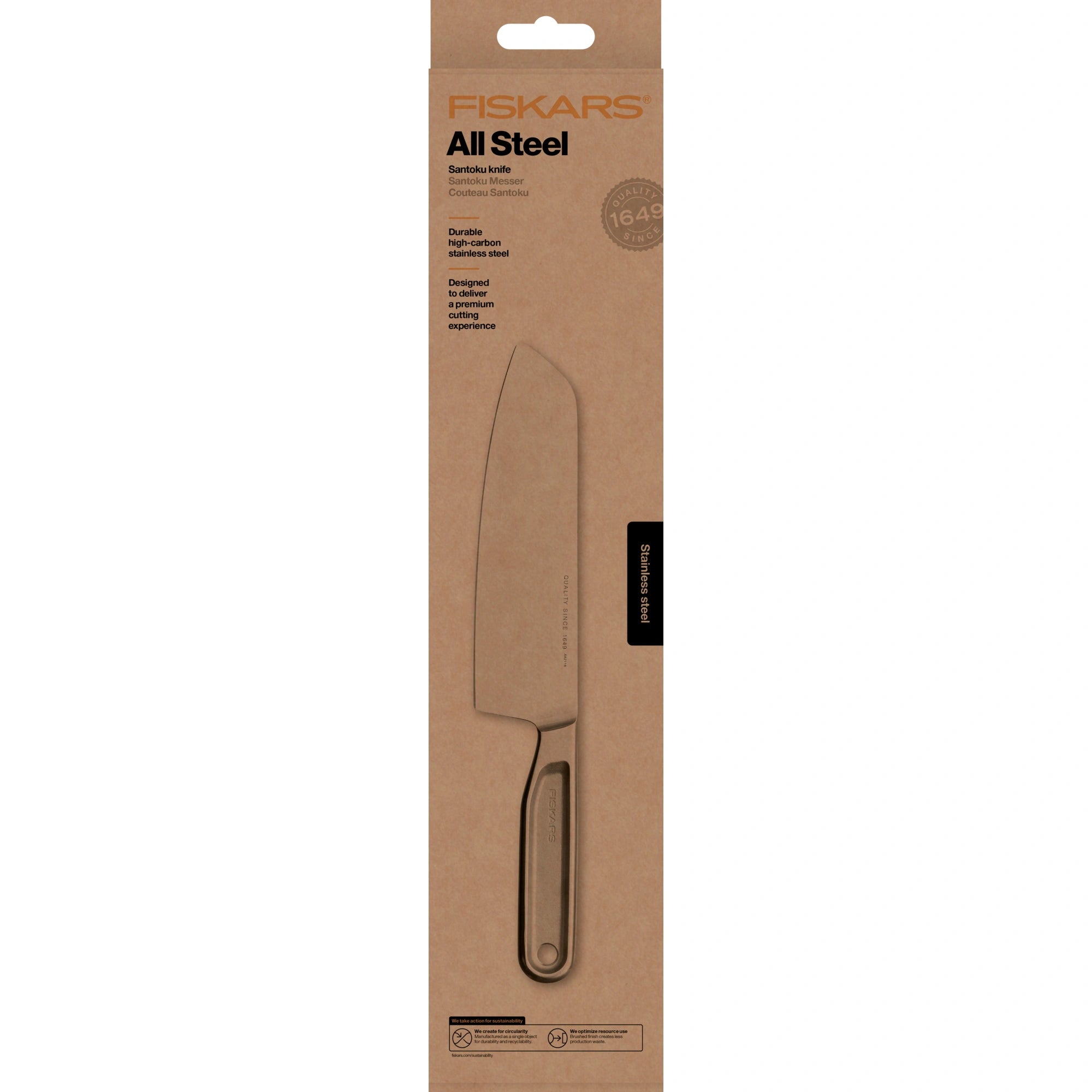 All Steel santokukniv 17 cm
