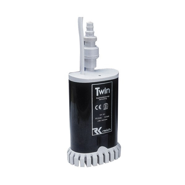 Dränkpump Twin, 55W. Med dubbla motorer. Med backventil.