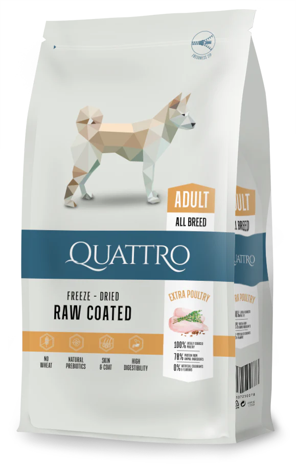 Quattro All Breed with Poultry, Adult 3kg