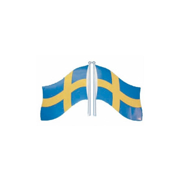 Självhäftande flaggdekal Sverige.