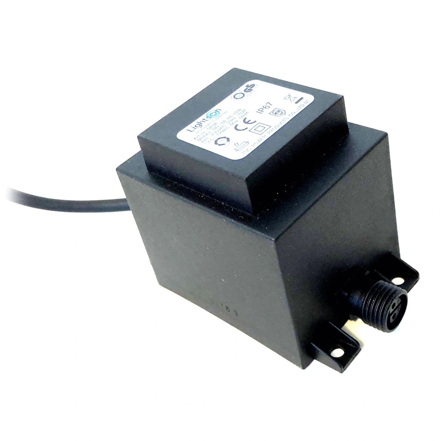 Transformator 60W 12V 2m