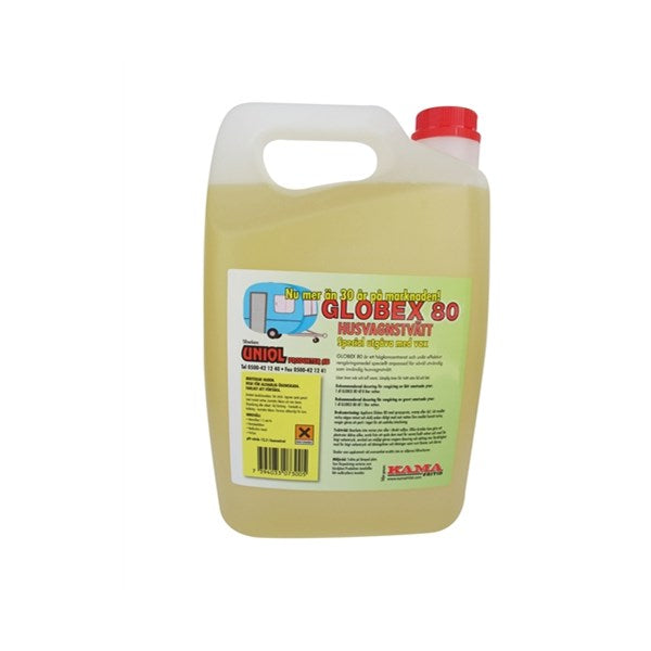 Globex 80 Husvagnstvätt utan vax. 5 liter.