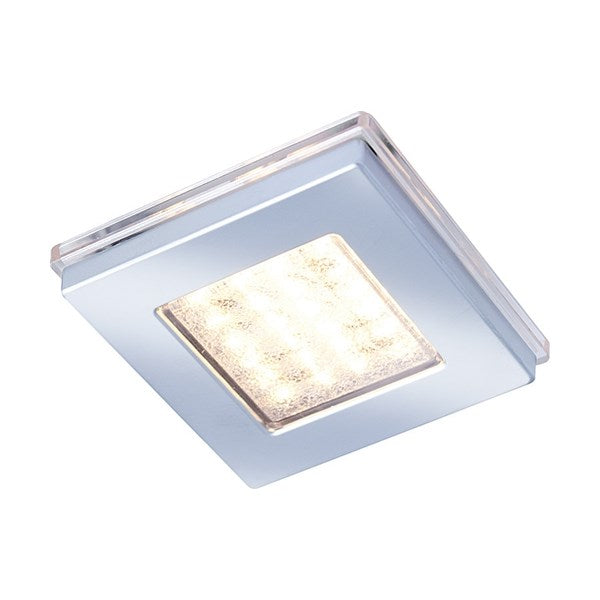 LED spotlight Frilight Square 50. Matt krom.