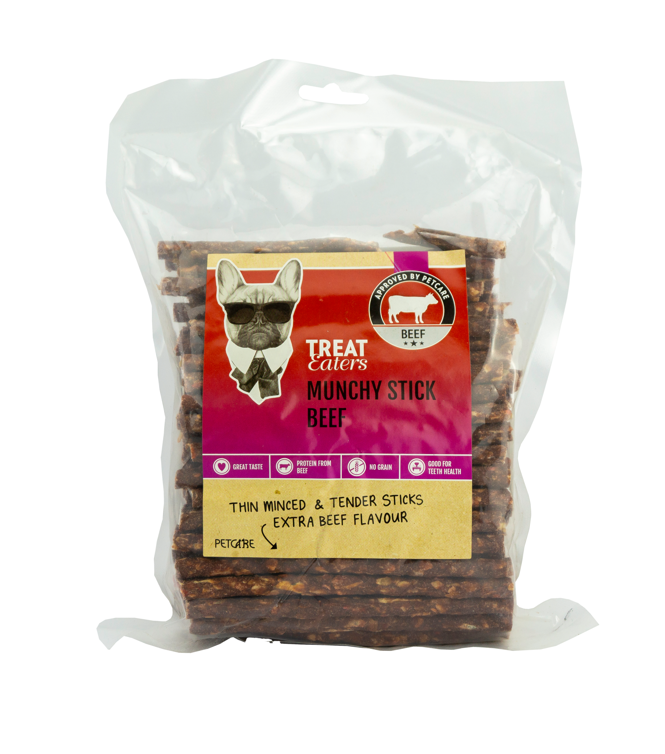 Treateaters Munchy Beef 10 mm, ca 100pcs, ca 700g