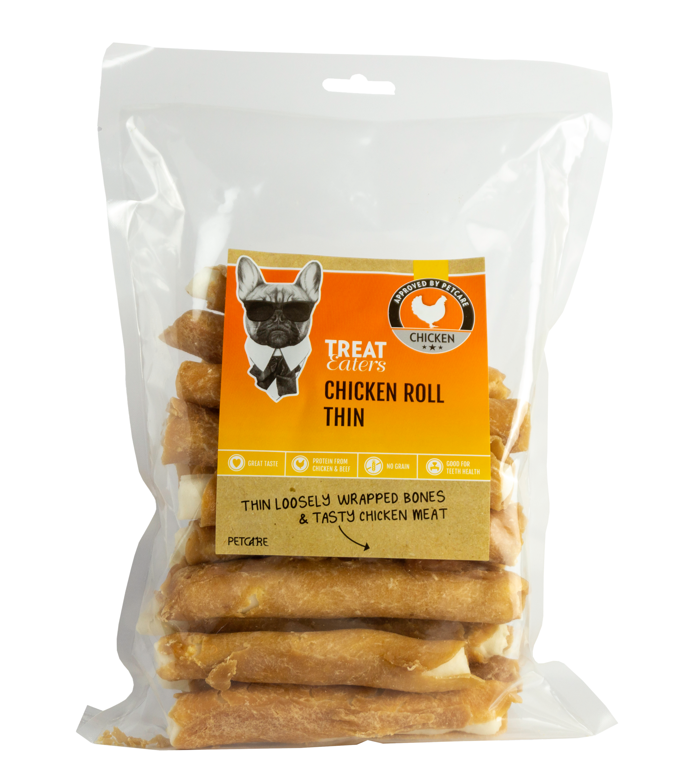 Treateaters Chicken Rolls 12,5 cm ca 400g