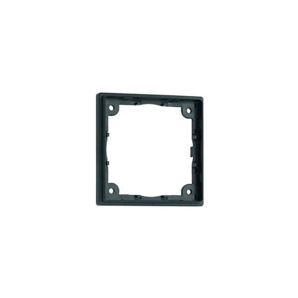Distansram enkel. 63 x 63 x 3 mm. Färg: svart.