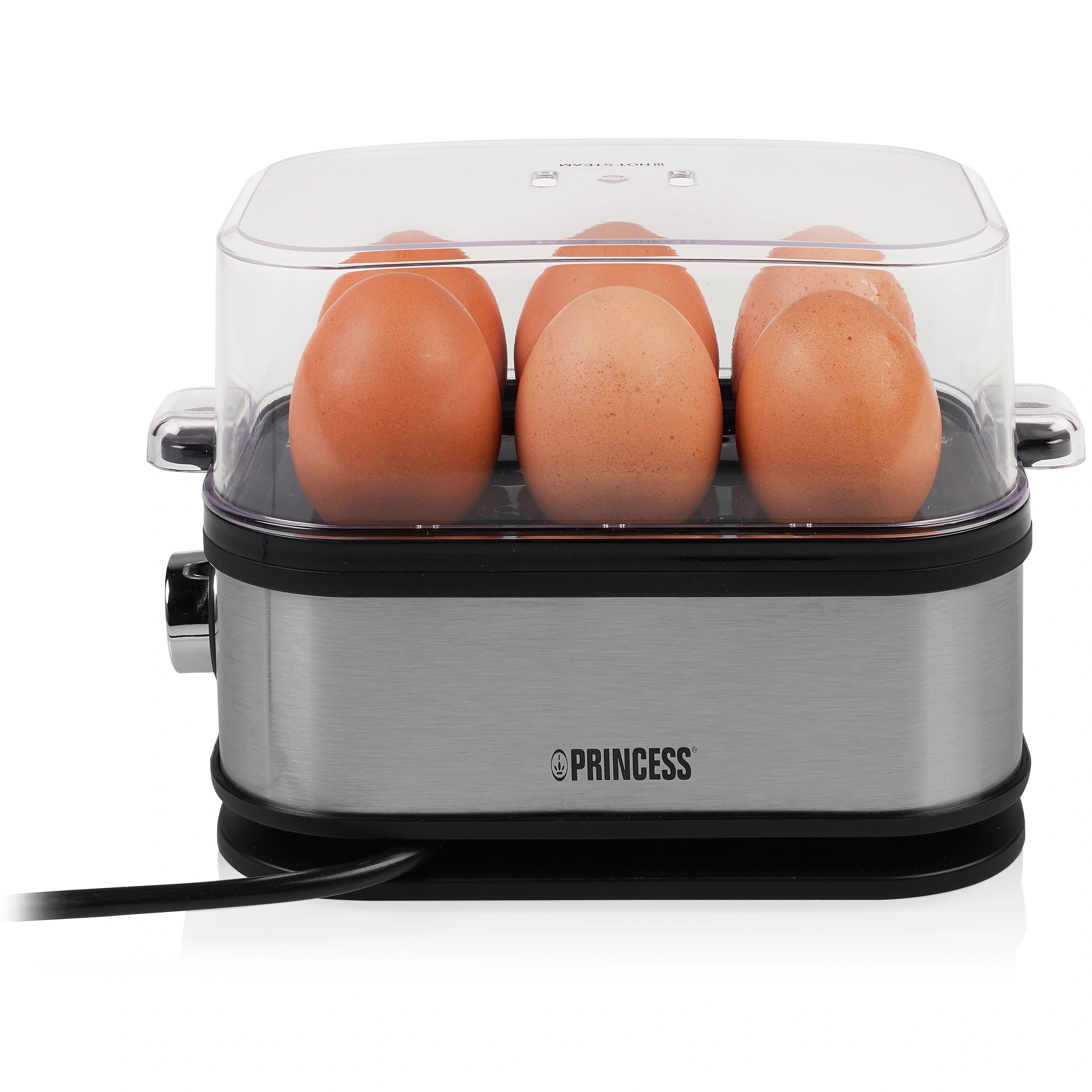 Äggkokare 6ägg 400Watt Rostfritt stål