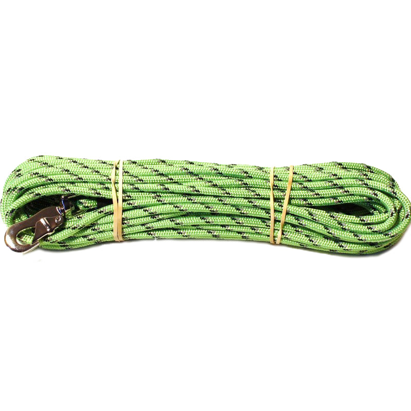 Spårlina Flätad Reflex Grön 15m