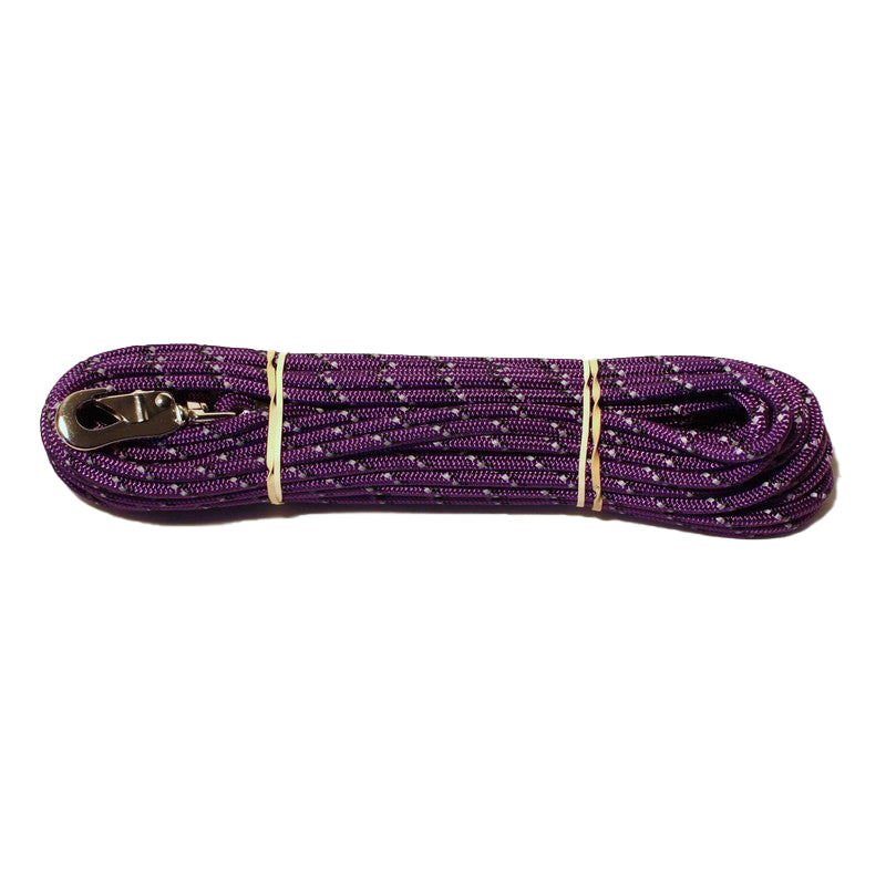 Spårlina Flätad Reflex Lila 15m