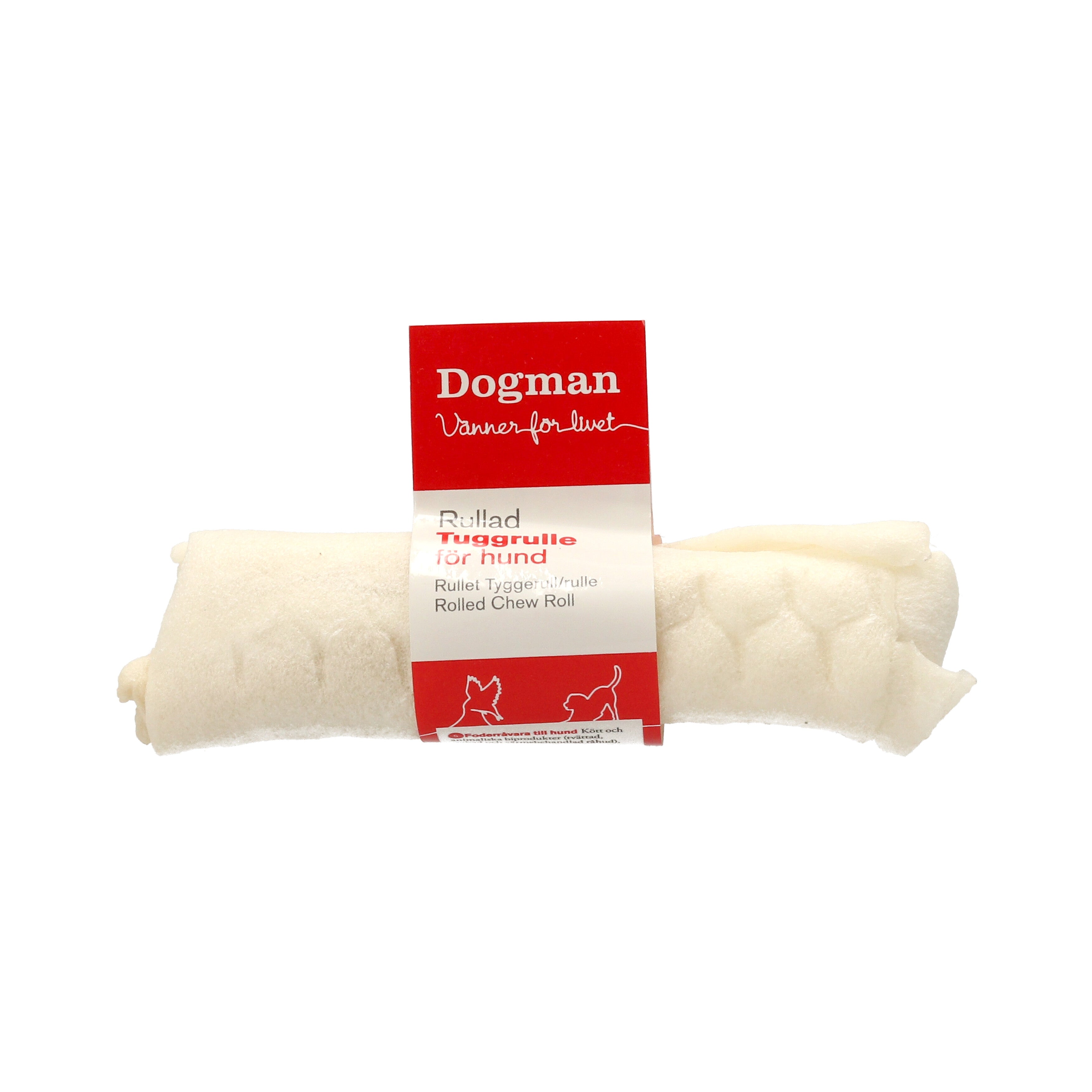 Tuggrulle Rullad Opackad Vit 12,5cm