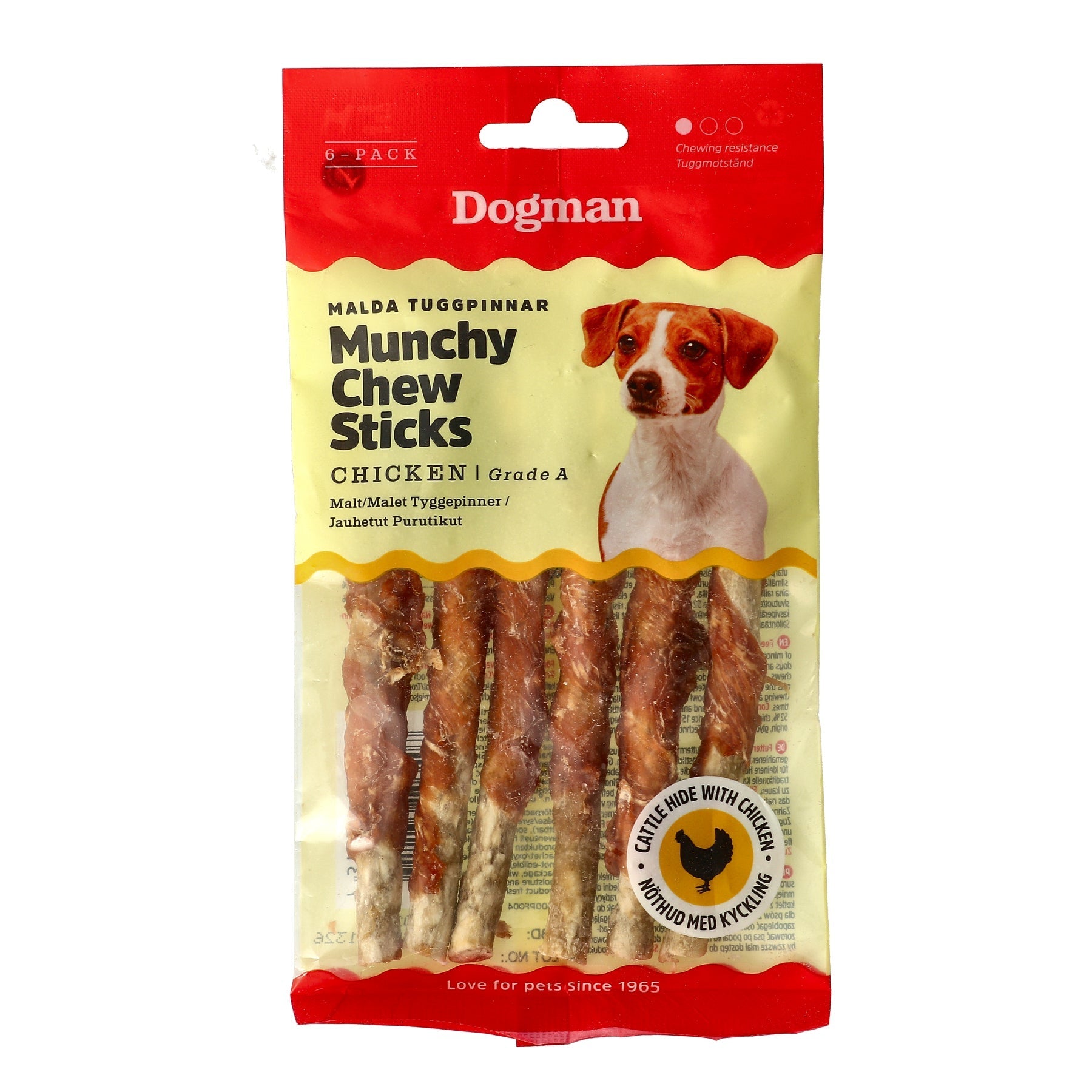 Tuggpinnar Malda Med Kyckling 6p 12,5cm