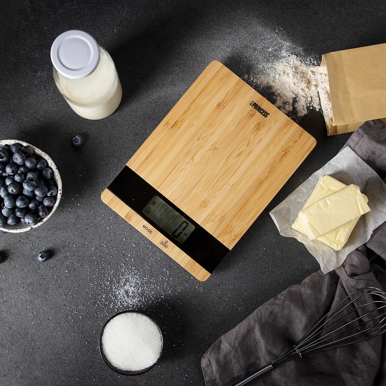 Köksvåg Bamboo 5kg 492944 Kitchen scale Pure