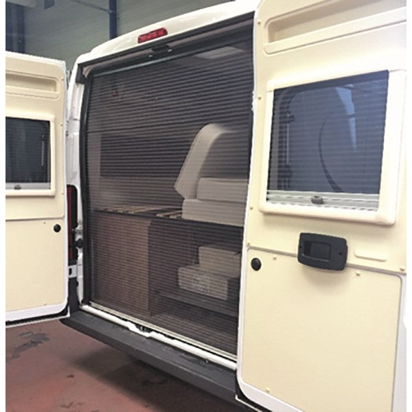 Myggnätsdörr för bakdörrsmontage. Passar Fiat Ducato H2 2007-