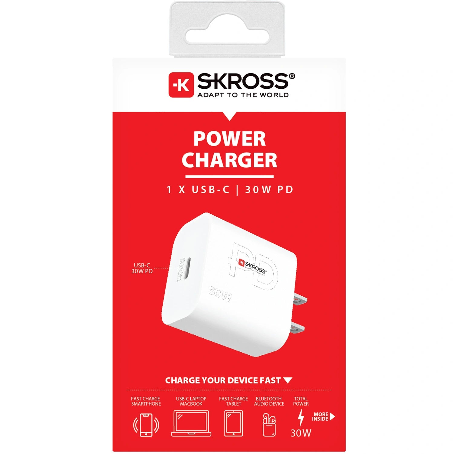 Reseladdare USA/Japan m.fl. USB-C PD 30W Ojordad