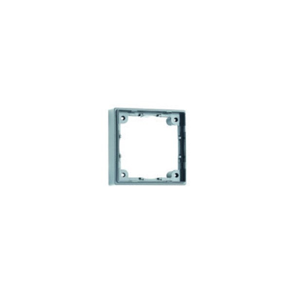 Distansram enkel. 63 x 63 x 3 mm. Färg: grå.