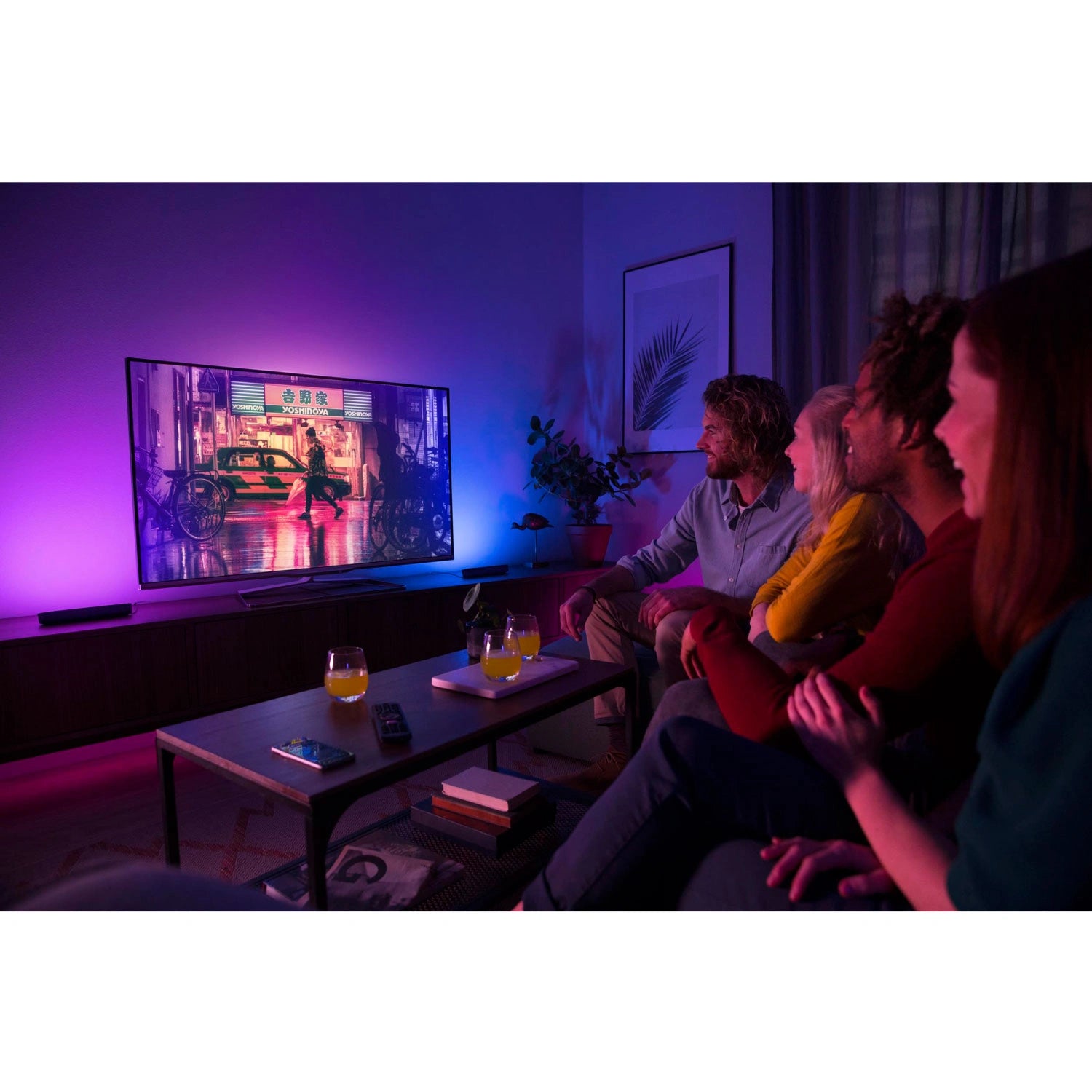 Play Ljusskena White and color ambiance Svart 1-pack