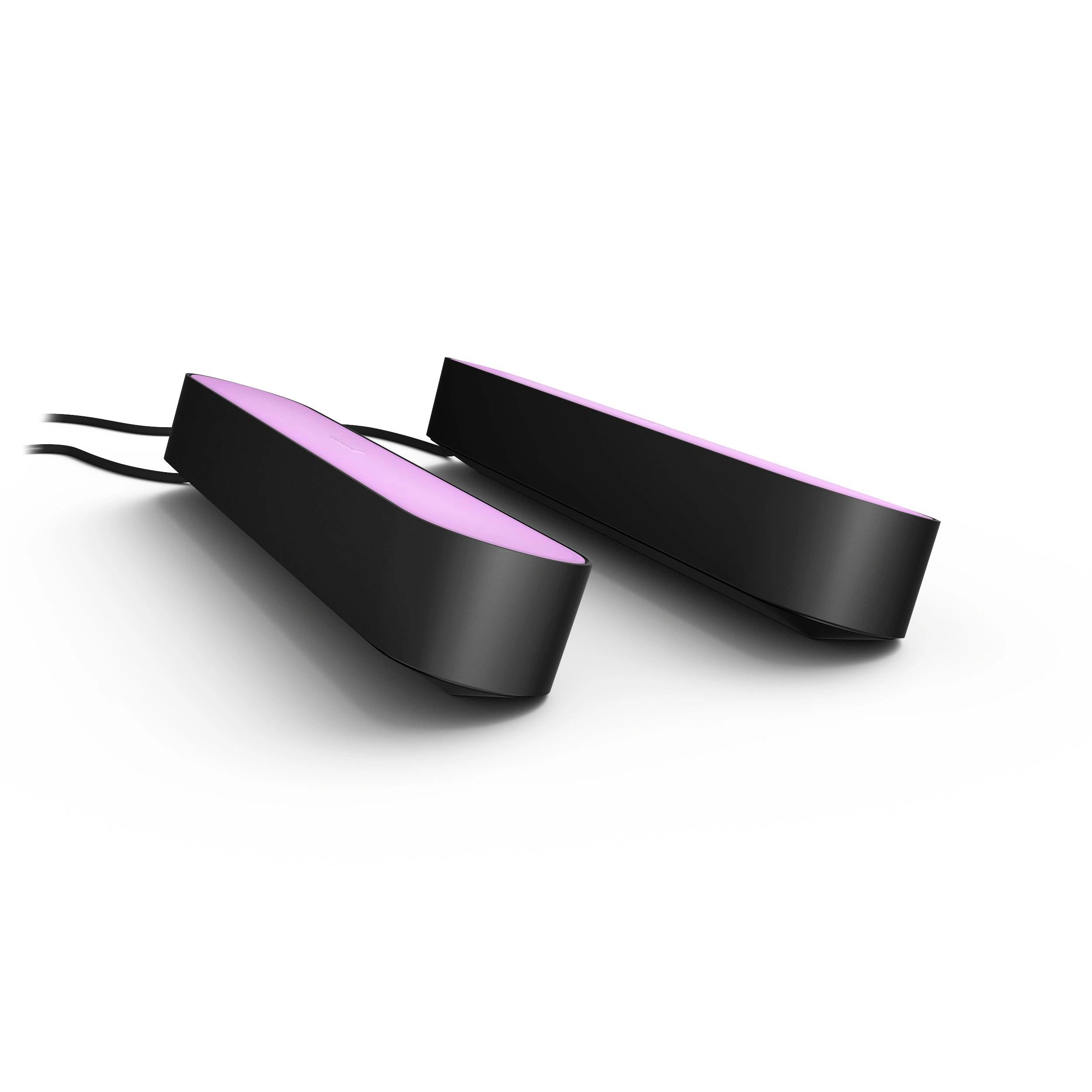 Play Ljusskena White and color ambiance Svart 2-pack