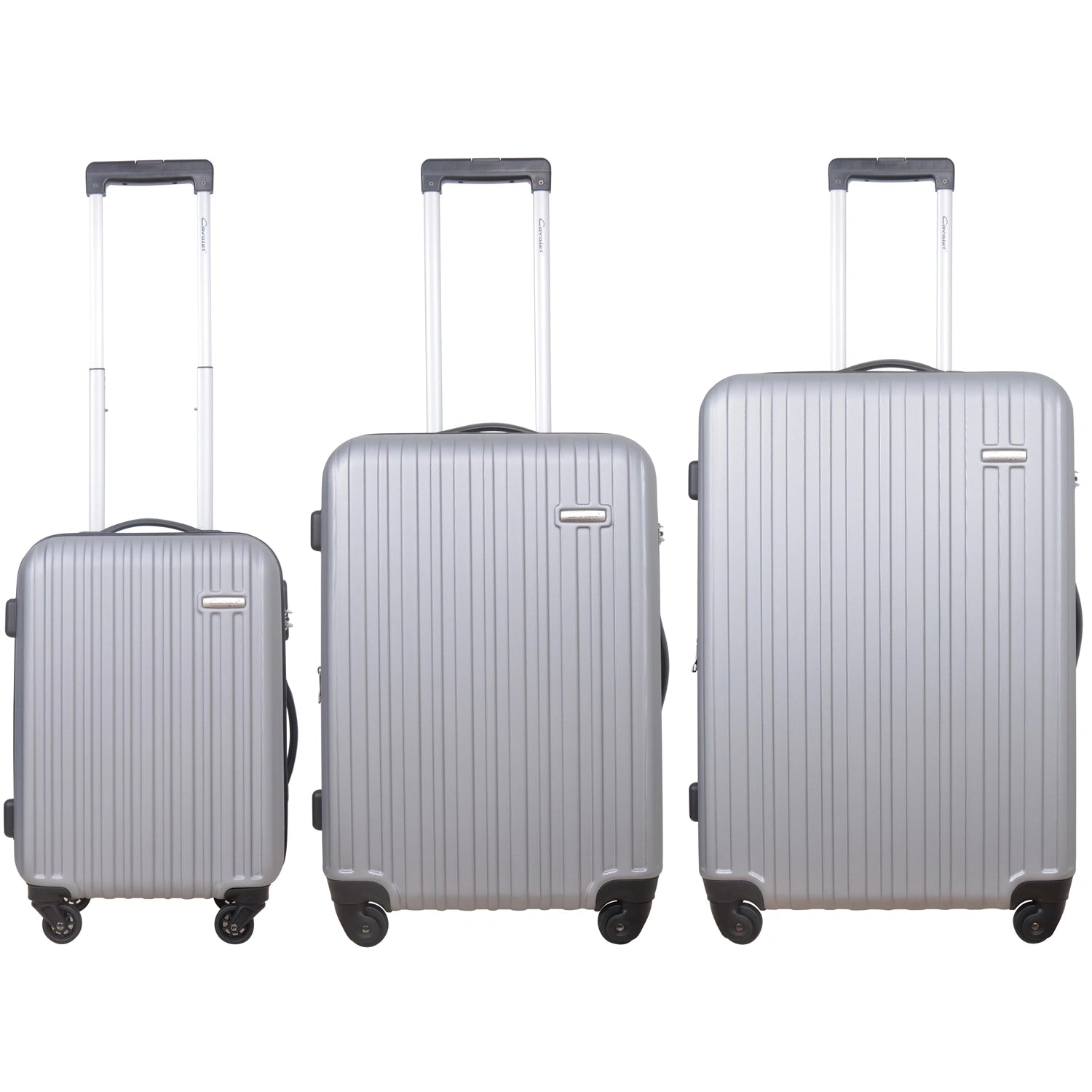 Resväskor 3-Pack Rhodos Silver
