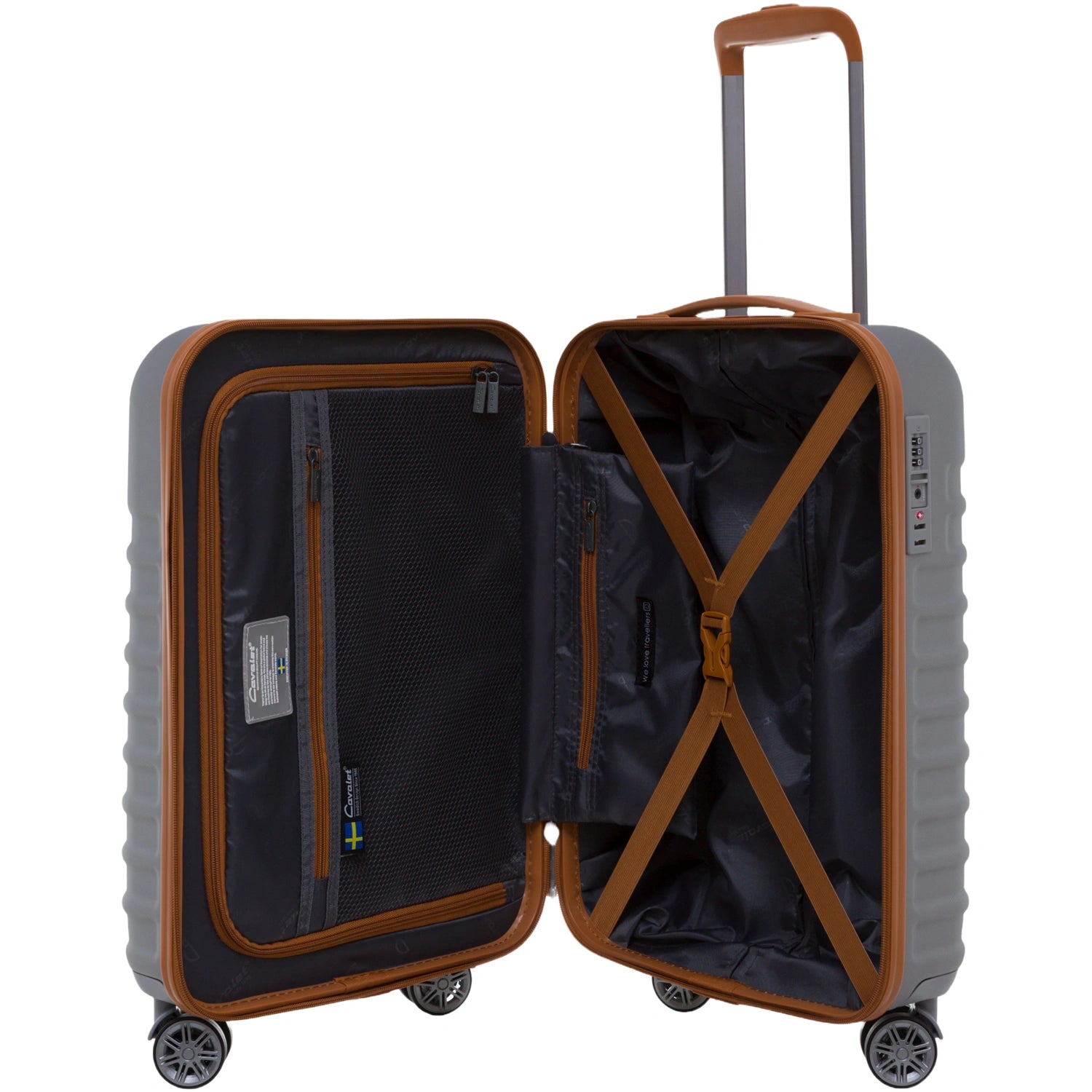 Kabinväska Pasadena Silver/Tan