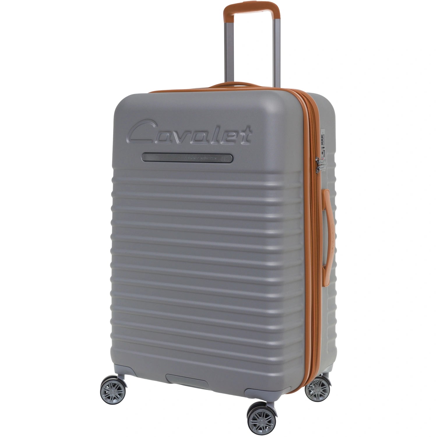 Resväska Pasadena Large Silver/Tan