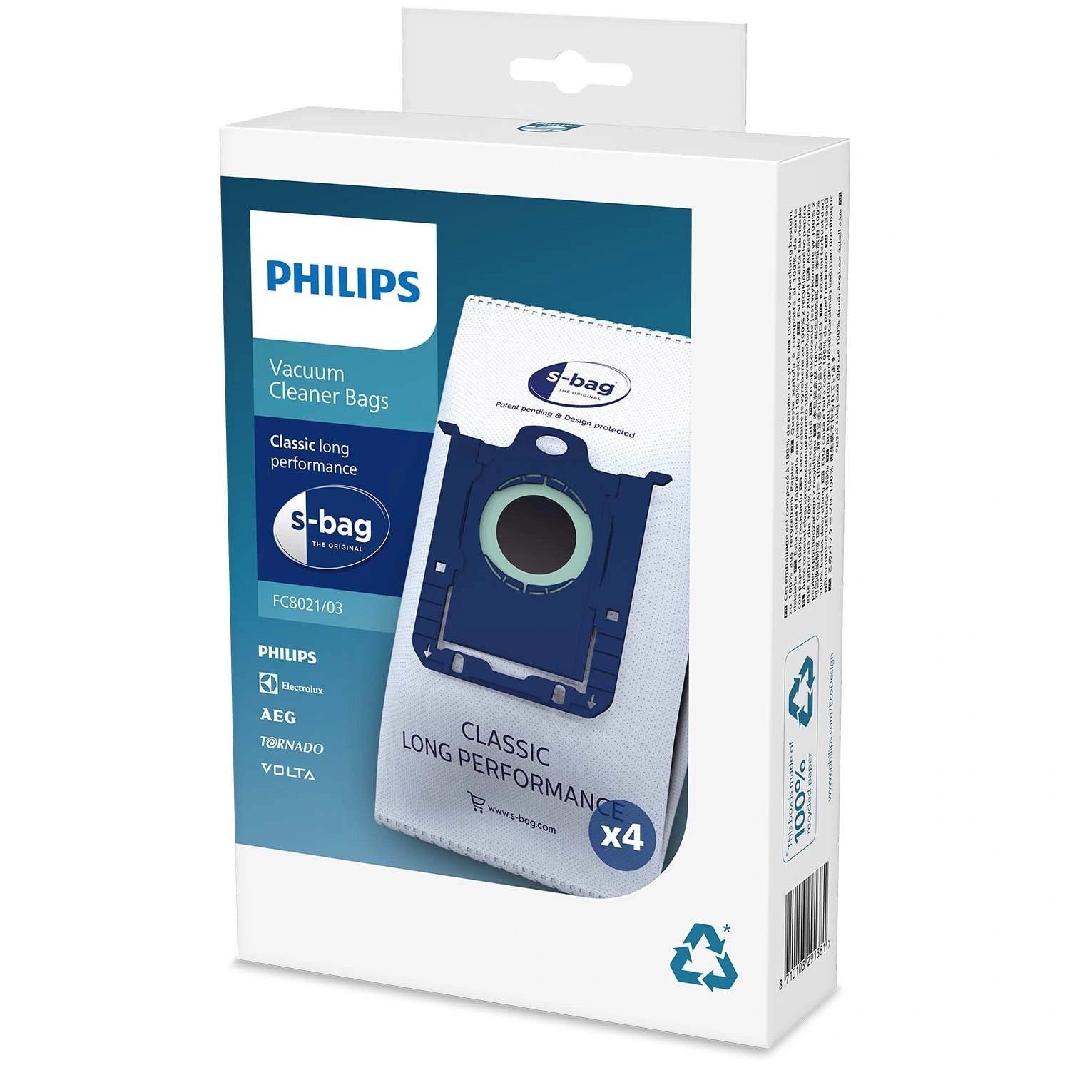 S-bag Dammsugare påsar Philips Orginal "Nya S-bag"