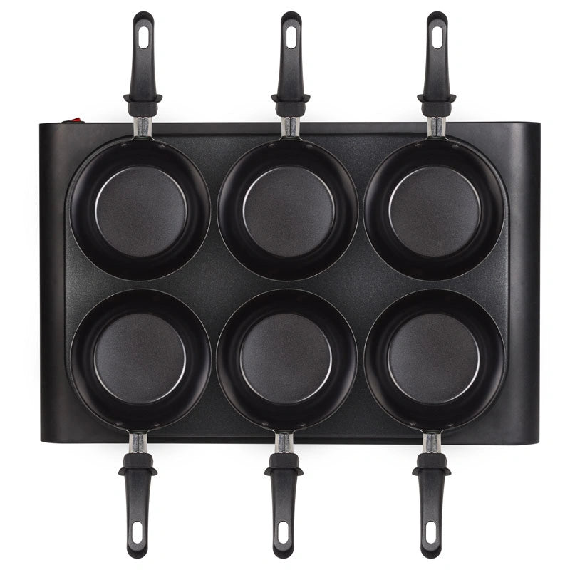 Wokset 6 färgade pannor